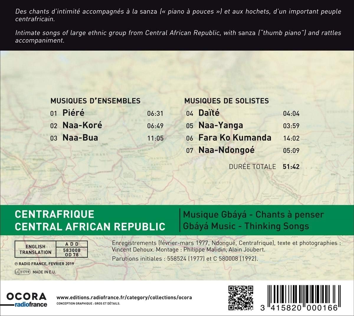 Central African Republic: Gbaya Music - Thinking Songs - Image 3