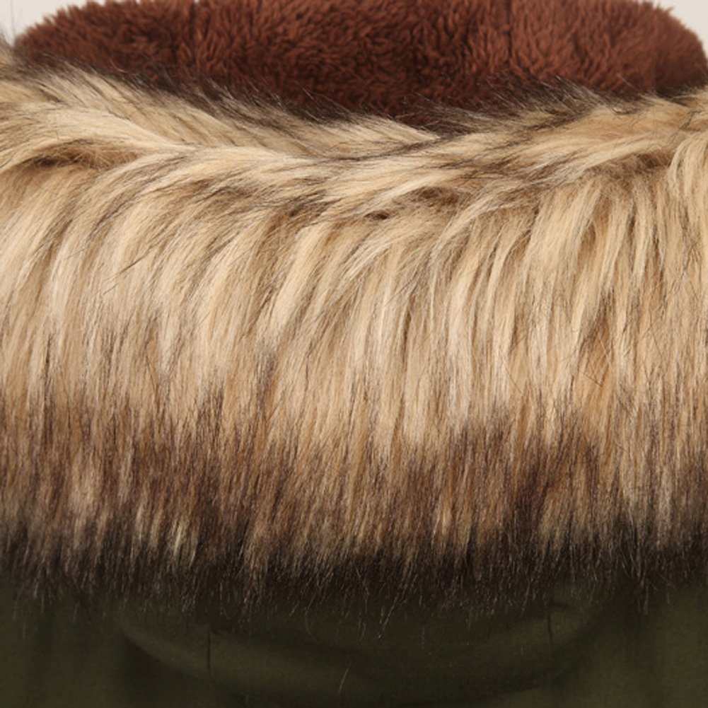 sunsoar lady women warm winter long jacket long sleeve coat parka outwear hooded