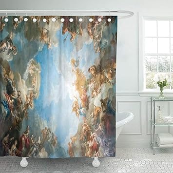 Amazon Com Afagahahs Fabric Shower Curtain Curtains With Hooks