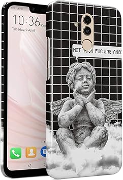 Coque Plastique Rigide Pour Huawei Mate Lite Not Your Fucking Angel Sarcastique Ironie Citation Aesthetic Ancient Sculpture Vintage Angel Clouds Heavan Geometrics Ornaments Ultra Mince Amazon Fr High Tech