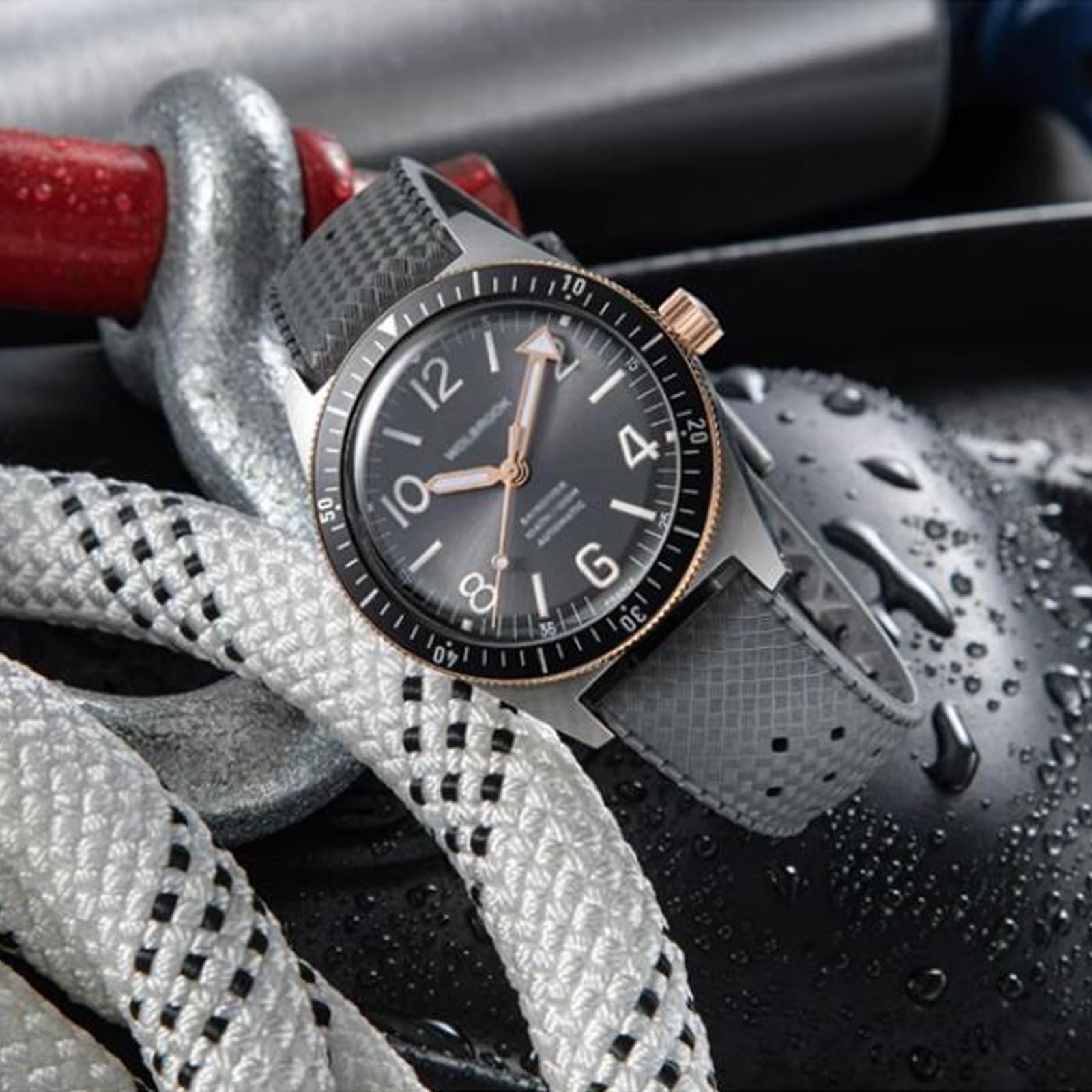 Niziruoup FKM Rubber Watch Strap Quick Release Tropical Style Fluororubber 18mm 19mm 20mm 21mm 22mm Soft Breathable Durable FKM Rubber Watch Band Universal Replacement Band Strap for Men Women