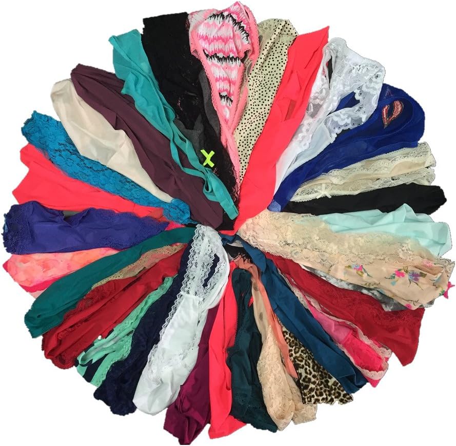 EMBEK Variety of Womens Underwear Pack T-Back Thong Bikini Hipster Briefs Cotton Lace Panties