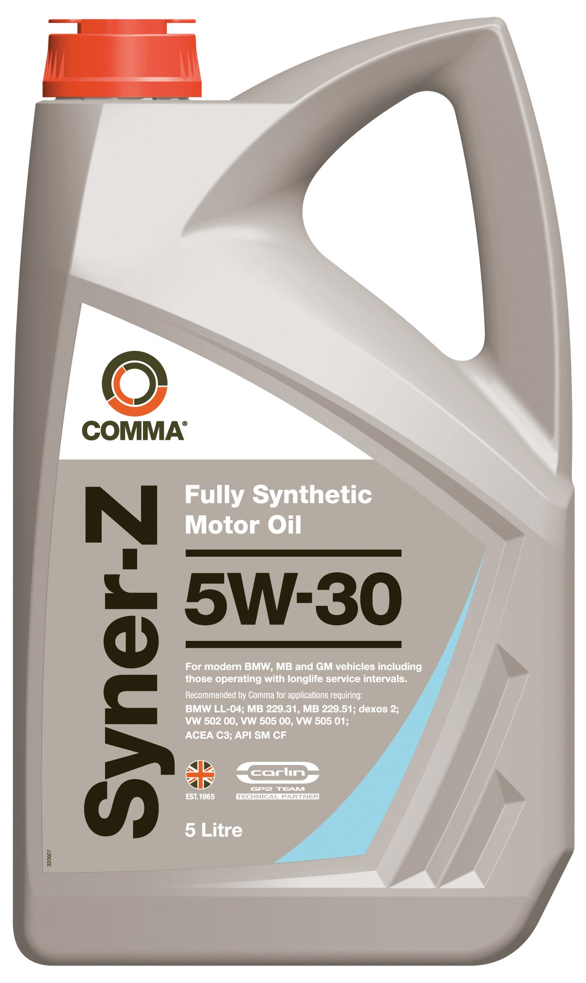 Comma SYZ5L 5L Syner-Z Fully Synthetic 5W30 Motor Oil