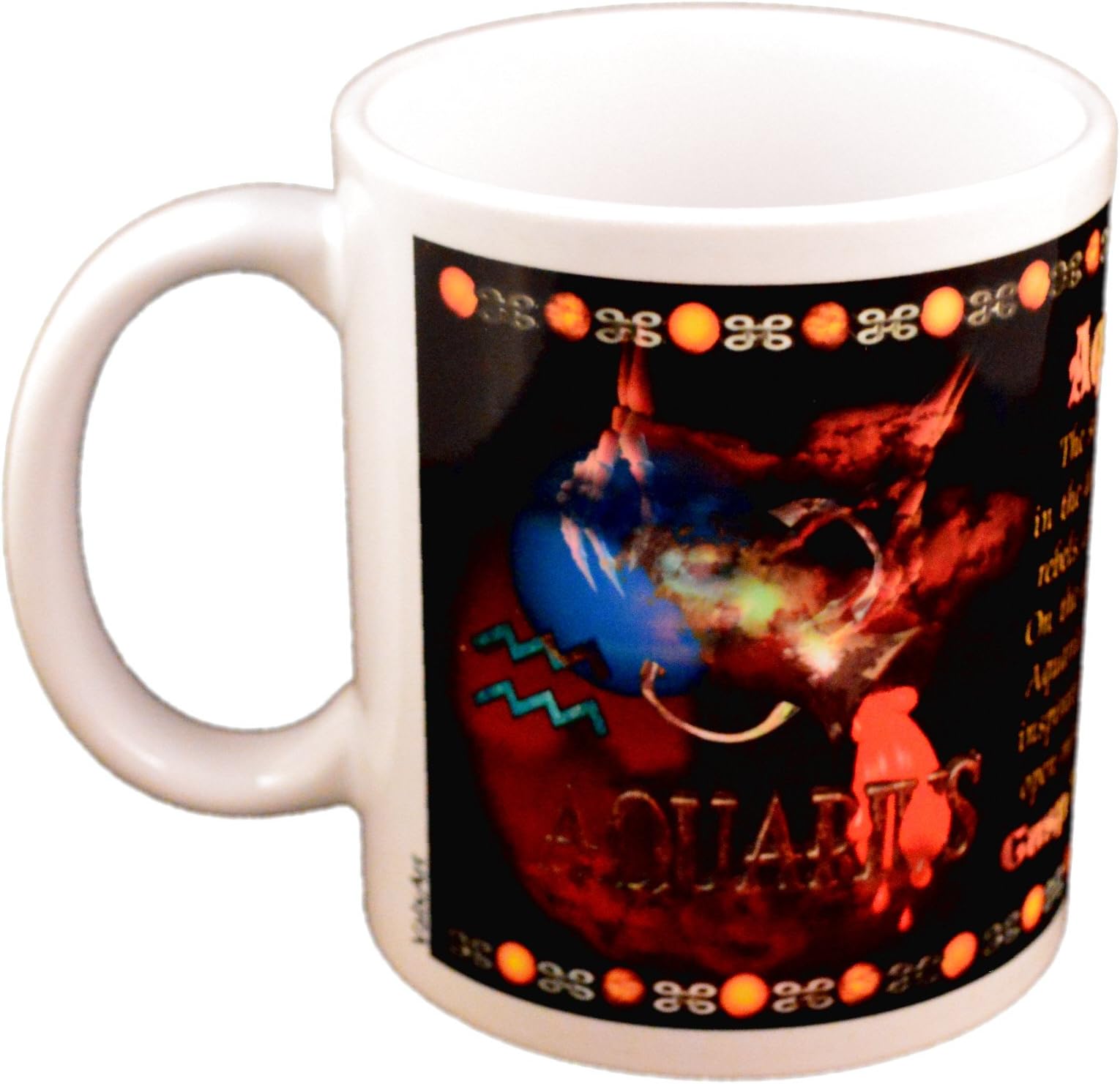Gothic Aquarius-Pisces Cusp Mug Zodiac Astrology Born Feb 17-22 (11 oz)