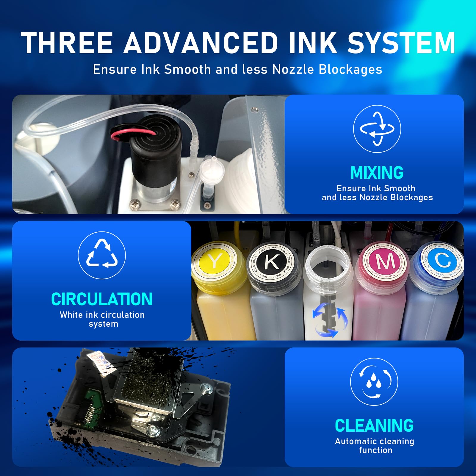 Mua A3 DTF Printer L1800 Transfer Printing Machine with White Ink ...
