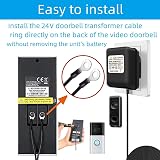 Doorbell Transformer 8-24V AC 5M Cable Adapter for Ring Arlo Nest Eufy Wyze view 2