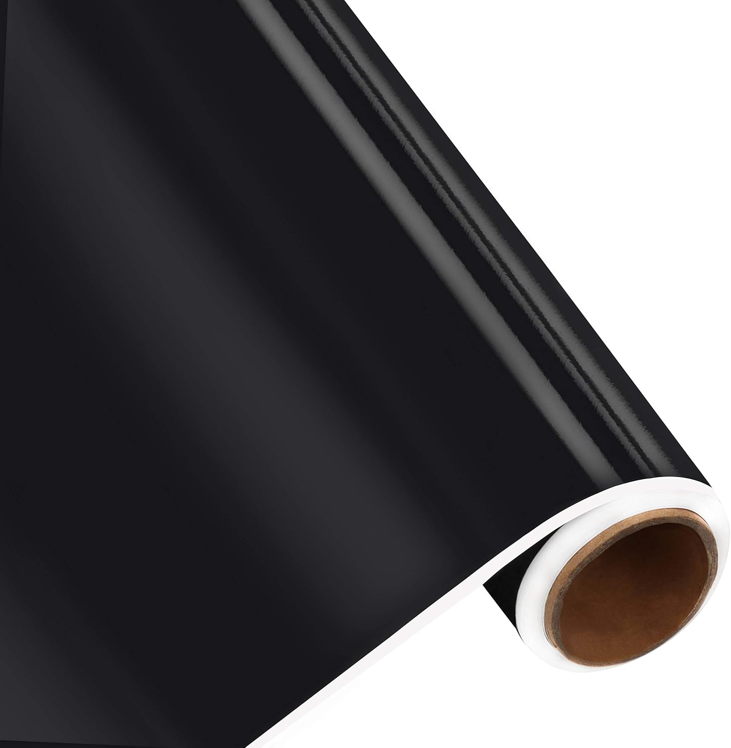 BELLE VOUS Black Self Adhesive Vinyl Roll, 30cm x 3 m / 12 inches x 10 feet