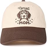InnoBeta Beagle Gifts for Women, Beagle Hat, Funny Adjustable Embroidered Dog Lover Baseball Cap for Women