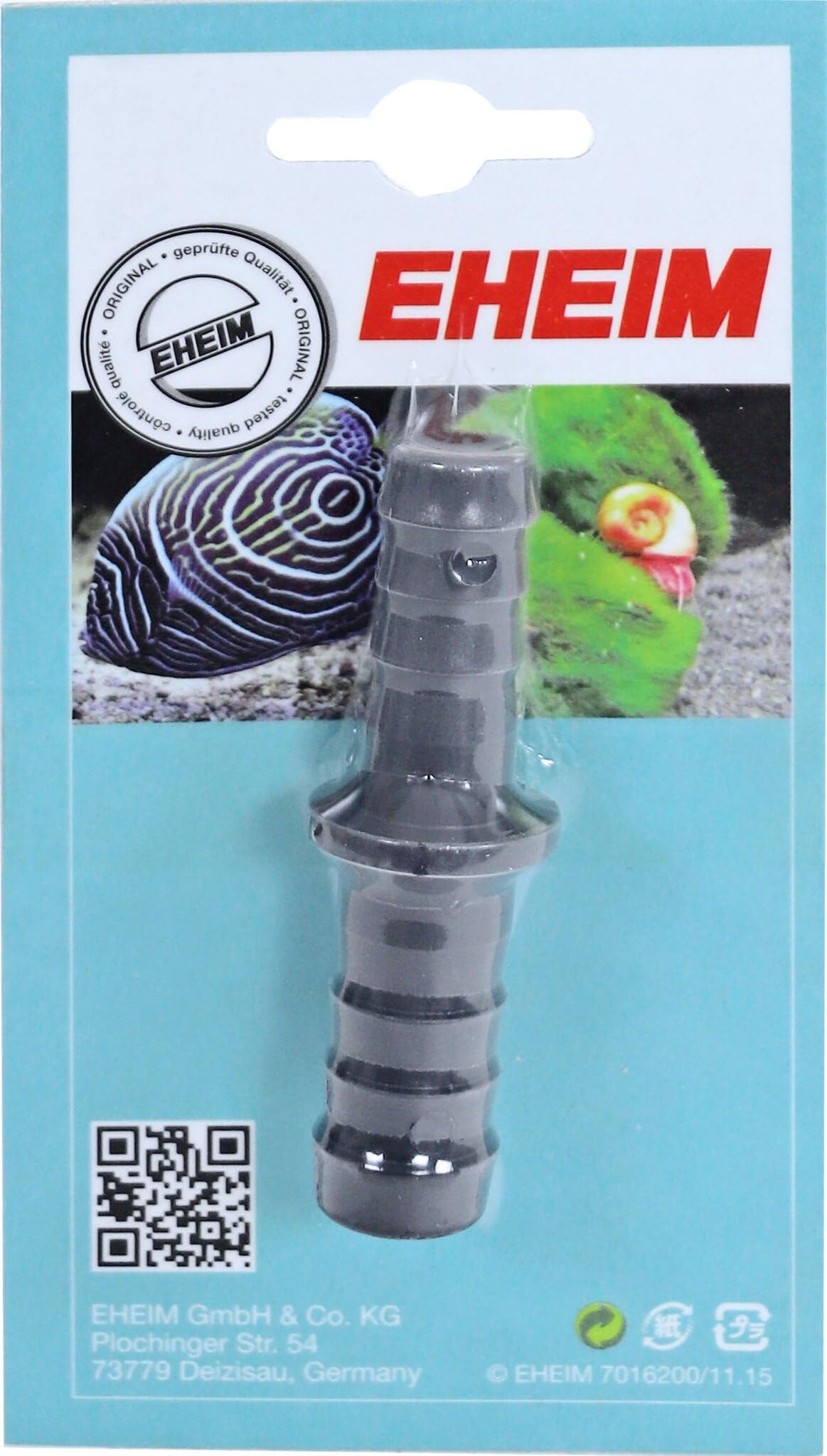 Eheim Reducing Piece Aquarium Fliter, 16/22-12/16 mm