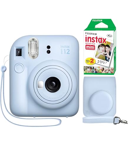 Amazon.com : Fujifilm Instax Mini 12 Instant Camera Clay White +