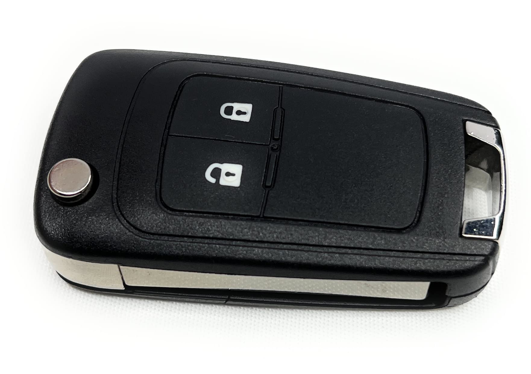 Automobile Locksmith Quality 2 button Remote Control Flip Folding Key Fob Shell Case with Uncut Key Blade for Vauxhall Opel Insignia Astra key