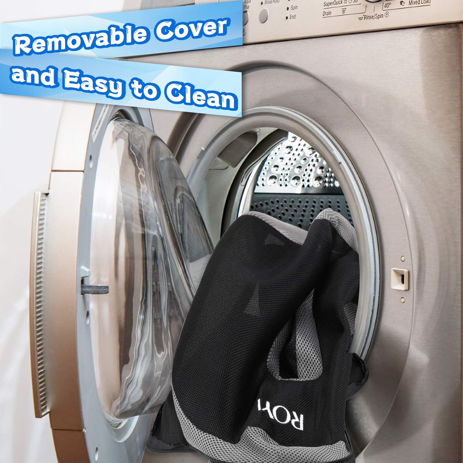 ROYI Memory Foam Seat/Chair Cushion for Relieves Back, Sciatica Pain，Tailbone Pain, Coccyx, Degenerating Disc, Orthopedic, Osteoarthritis, Sacrum, Prostate Cushion, Low Back Pain Cushion，Hip Shaping : Office Products