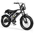 Qlife Electric Bike for Adults-1500W Peak Motor 20" Fat Tires 28MPH(Unlock to 35MPH) EBike Moped, 624-1248Wh Removable Battery Bicycle, with Dual Suspension & Brakes Motorcycle, 7-Speed,Spark