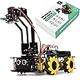 DIGISHUO UNO R3 Project Smart Robot Car Kit with UNO R3,Mecanum Wheel | Camera Transmission Image Function | WiFi Control Function etc. (Smart Robot Car V3.0)