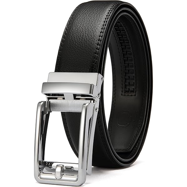 CR Belt for Women - Black Belt with Gold Buckle Women - 1.25