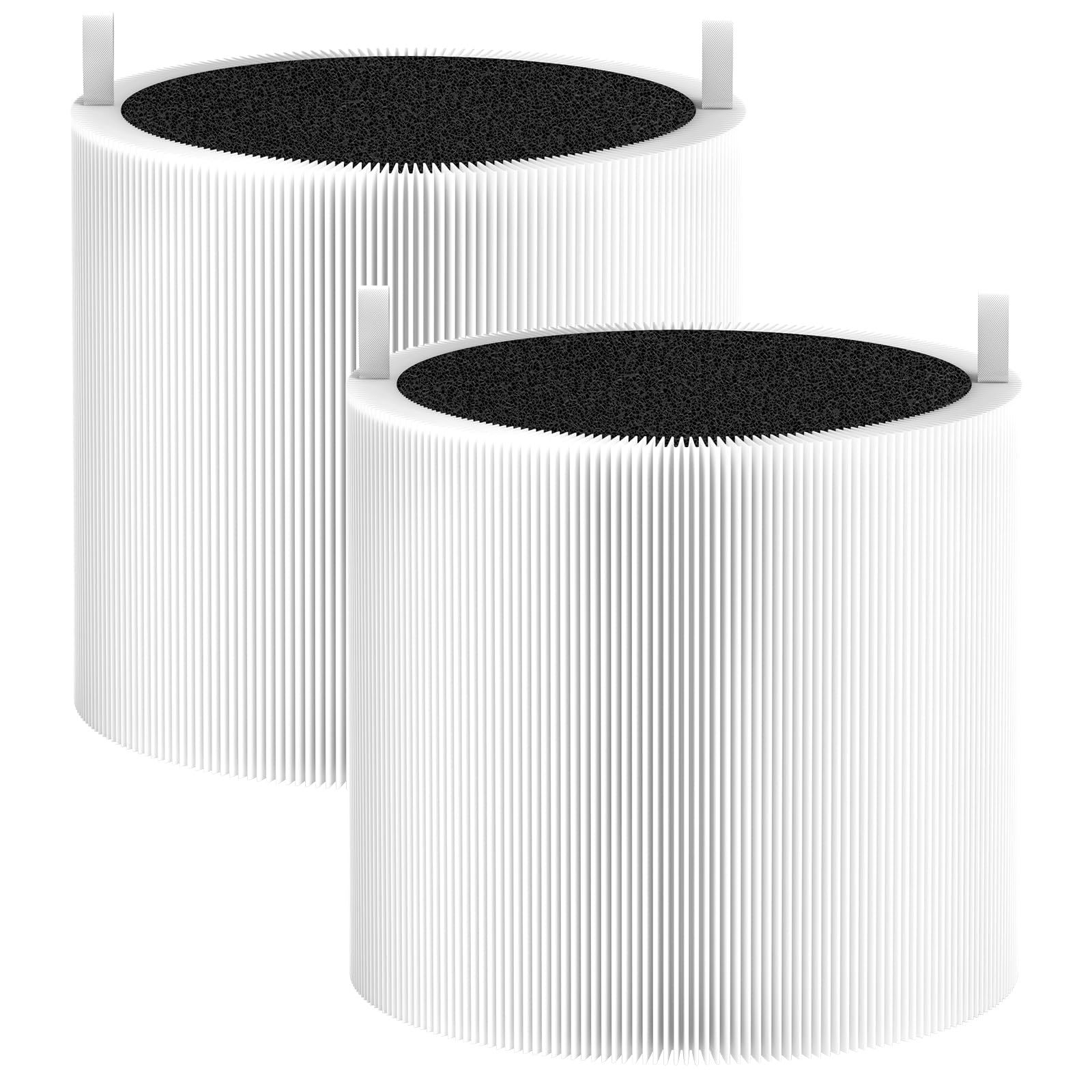 Photo 1 of 2 Pack 411i Max & 411a Max Replacement Filter Compatible with Blue Pure 411i Max & 411a Max Air Purifiers, Ture HEPA & Activated Carbon Filter, White