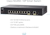 Cisco SG250-10P-K9-EU 10-Port Gigabit PoE Managed Switch view 3