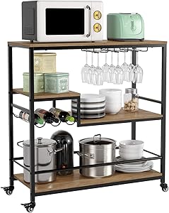 HOMECHO Bar Serving Cart - 35.4