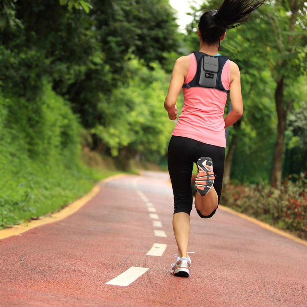 Gear Beast Running Backpack Vest Cell Phone and Accessories Holder Lightweight Pack Key Card ID Holder for Running Walking Cycling Fits iPhone 11 X XS Max 8 7 Plus Galaxy S9 S8 Plus Note 10 9 8: Electronics