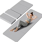 PAIDU Foldable Yoga Mat - 10mm Extra Thick, 75"26" Non-Slip Exercise Fitness Mat | SGS Eco-Certified, Portable for Yoga/Pilates/Studio/Home Workout