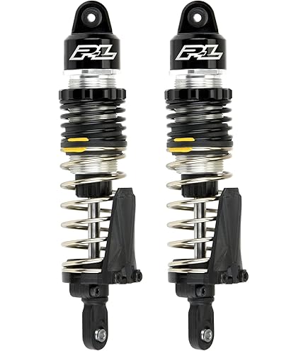 Gold Aluminum Big Bore Shocks For Traxxas E-Maxx & T-Maxx 3.3/2.5 – Performance Upgrade