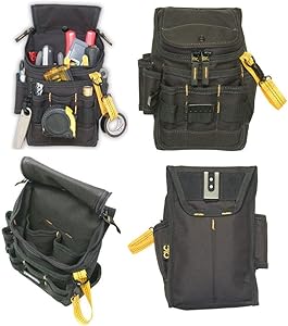 CLC Custom Leathercraft 1524 Ziptop Utility Pouch, Medium