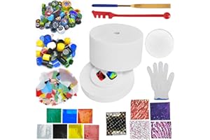 Esdabem Microwave Kiln for Glass Fusing DIY Fusing Glass Jewelry Set Professional Simple Making DIY Jewelry Glass Fusing Tools Set