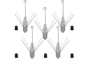 TKHDBF Sputnik Sinkers Fishing Weights Sinkers Surf and Pier Fishing Sinkers Long Tails for Saltwater Fishing Gear Tackle 2oz 3oz 4oz 5oz 6oz