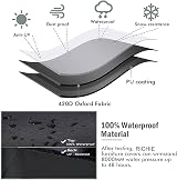 RICHIE Garden Furniture Covers Waterproof 420D 200x200x90cm Rectangular view 3