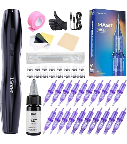 Amazon.com: Mast Tour Air Permanent Makeup Tattoo Machine Kit, 2.3