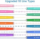 AECHY 12Pcs Dual Tip Markers Pens with Curve Highlighter 12 Colors view 2