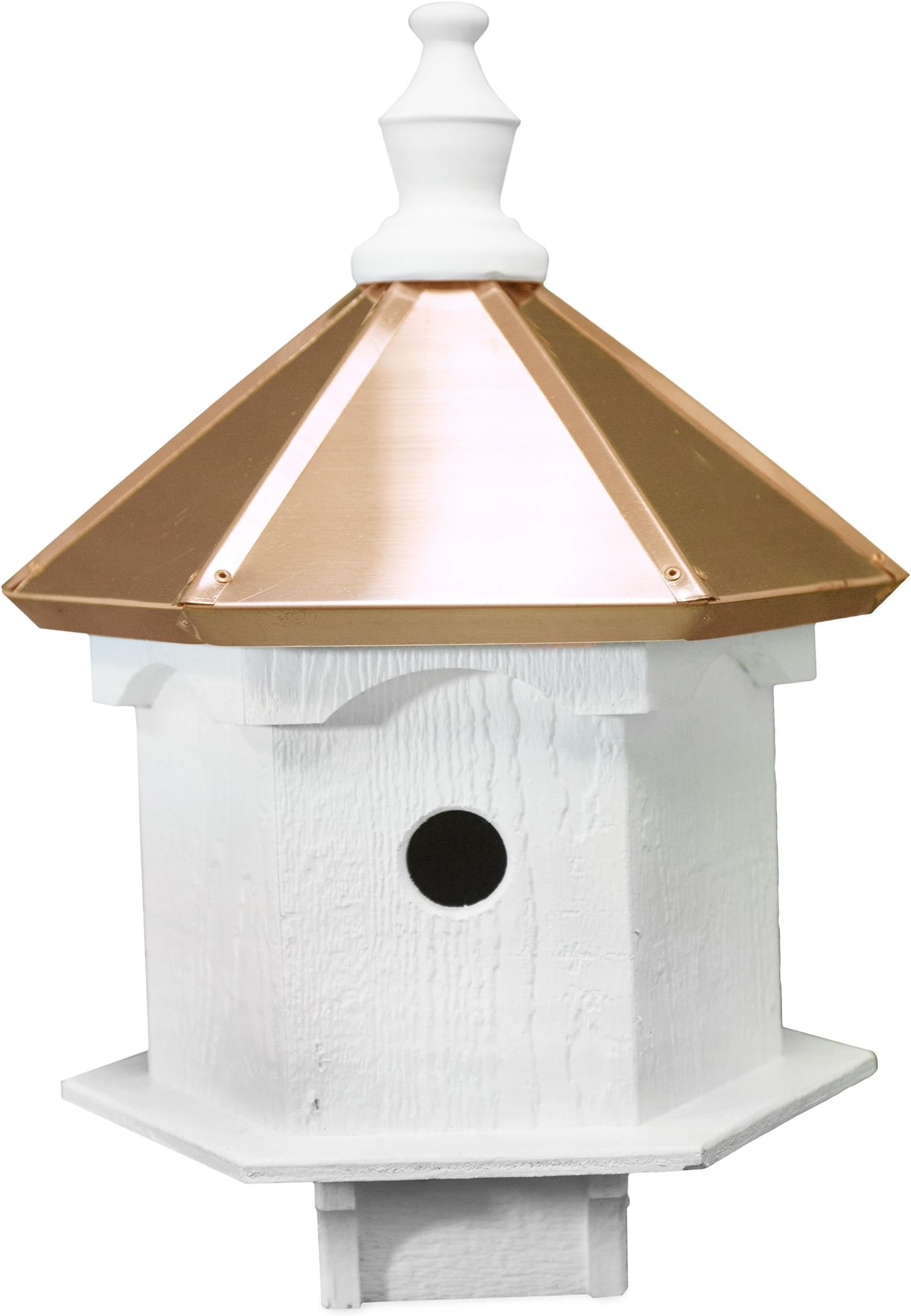 Amish Double Bluebird Birdhouse with Copper Roof, Handcrafted in The USA