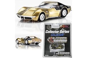 AFX 22093 Mega-G+ 1969 AstroVette LMP12 HO Slot Car Limited Edition Gold/Black