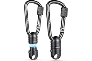 TISUR Magnetic Quick Release Keychain,Magnet Carabiner Clip Key Holder, Detachable Key Chain Rings for Car Keys,Pull Apart Keychain Organizer Accessories for Men Women