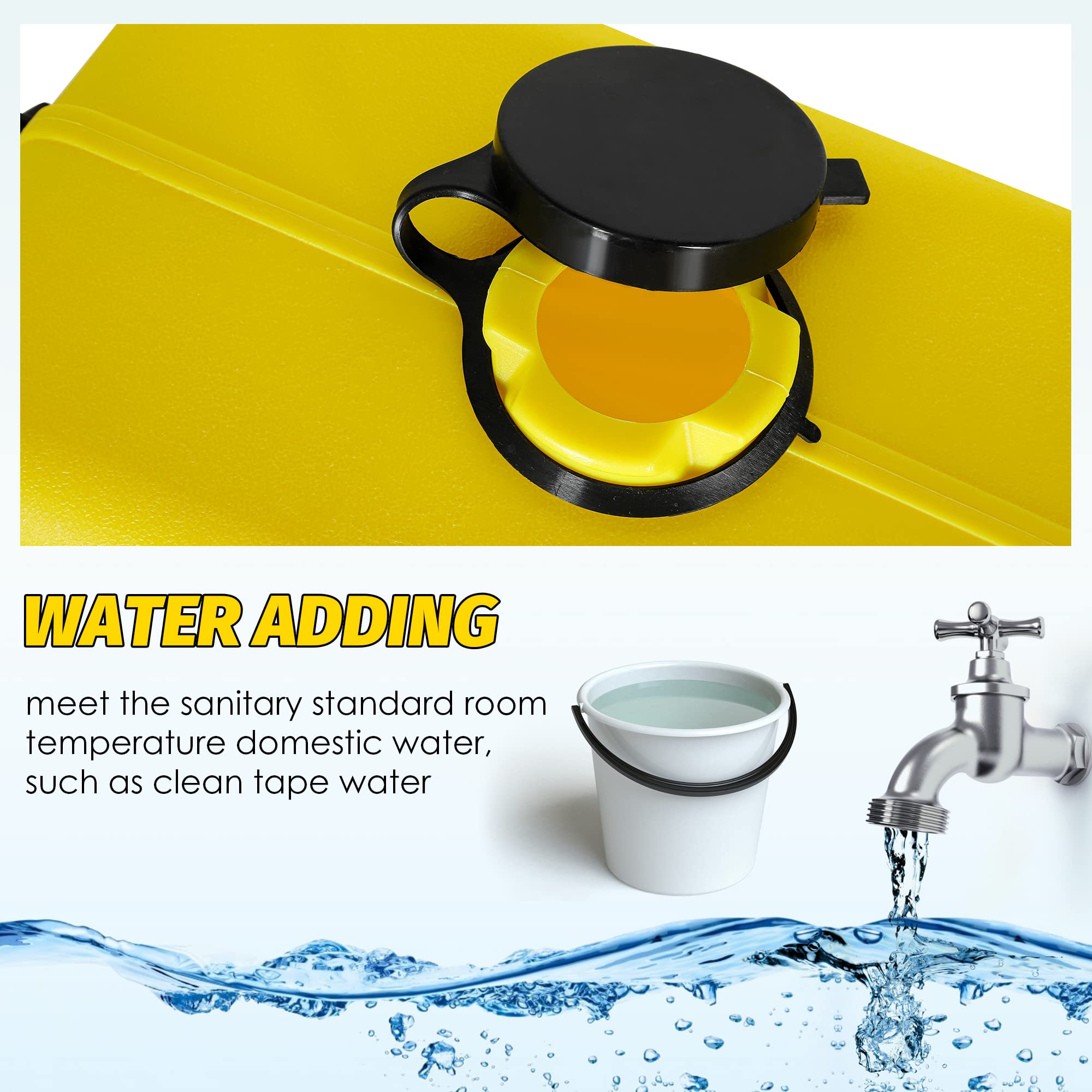 CGOLDENWALL Eye Wash Station Portable Emergency Eyewash Station Cleaning & Janitorial Supplies - View #9