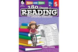 180 Days of Reading: Grade 5 - Daily Reading Workbook for Classroom and Home, Reading Comprehension and Phonics Practice, School Level Activities Created by Teachers to Master Challenging Concepts