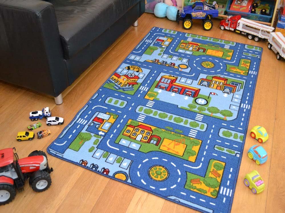 A2Z 4 Kids® Childrens Large Play Mats Size 80cm x 120cm Hopscotch