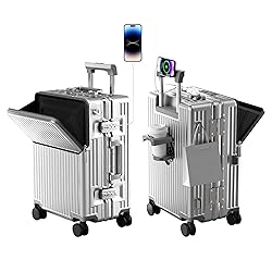 AIWEINY Zipperless Luggage, 22x14x9 Aviation