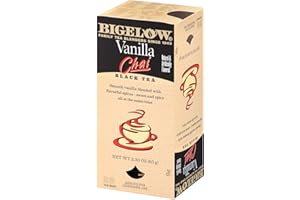 LJJ Bigelows Vanilla Chai Tea 28 Count Box (Pack of 1)
