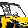 StarknightMT 2011-2020 Commander Full Windshield, UTV Front Windshield Compatible with Can Am Commander 800 and Commander1000