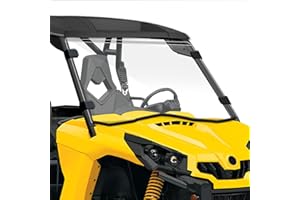 StarknightMT 2011-2020 Commander Full Windshield, UTV Front Windshield Compatible with Can Am Commander 800 and Commander1000