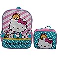 AI ACCESSORY INNOVATIONS Hello Kitty 2 Piece Backpack Set, Girls Kawaii 16" School Bag, Pink