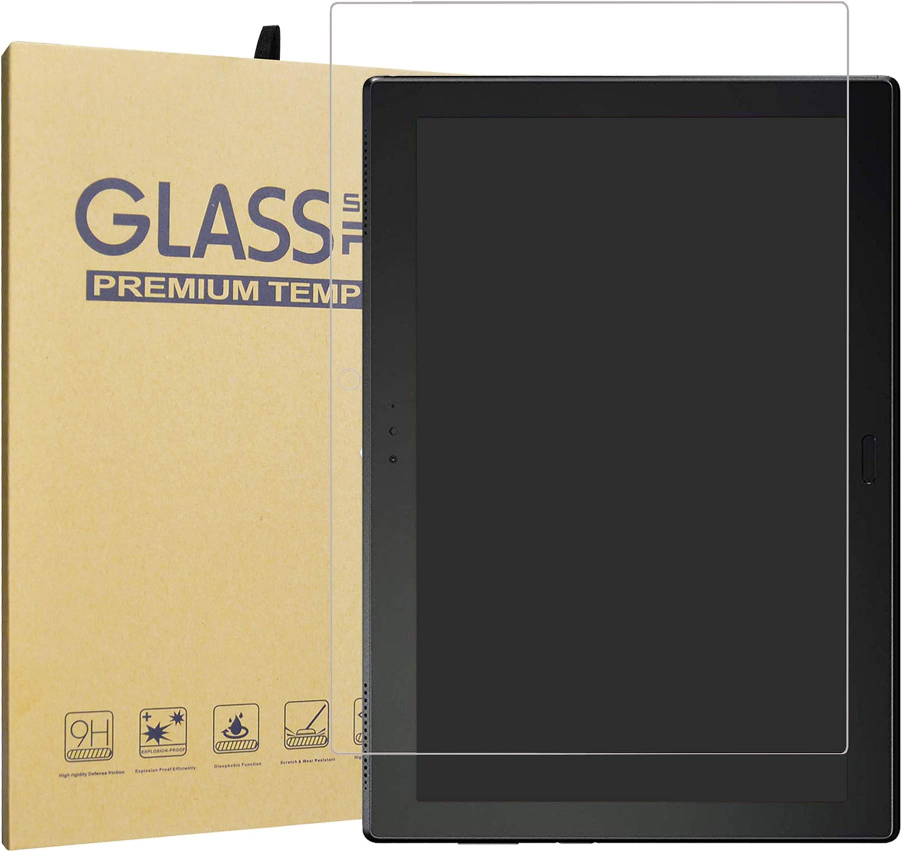 Lenovo Tab P10 TB-X705F Tempered Glass Screen Protector,LiuShan HD Clear Scratch-Resistant 9H Hardness Film For 10.1" Lenovo Tab P10 TB-X705F Tablet.