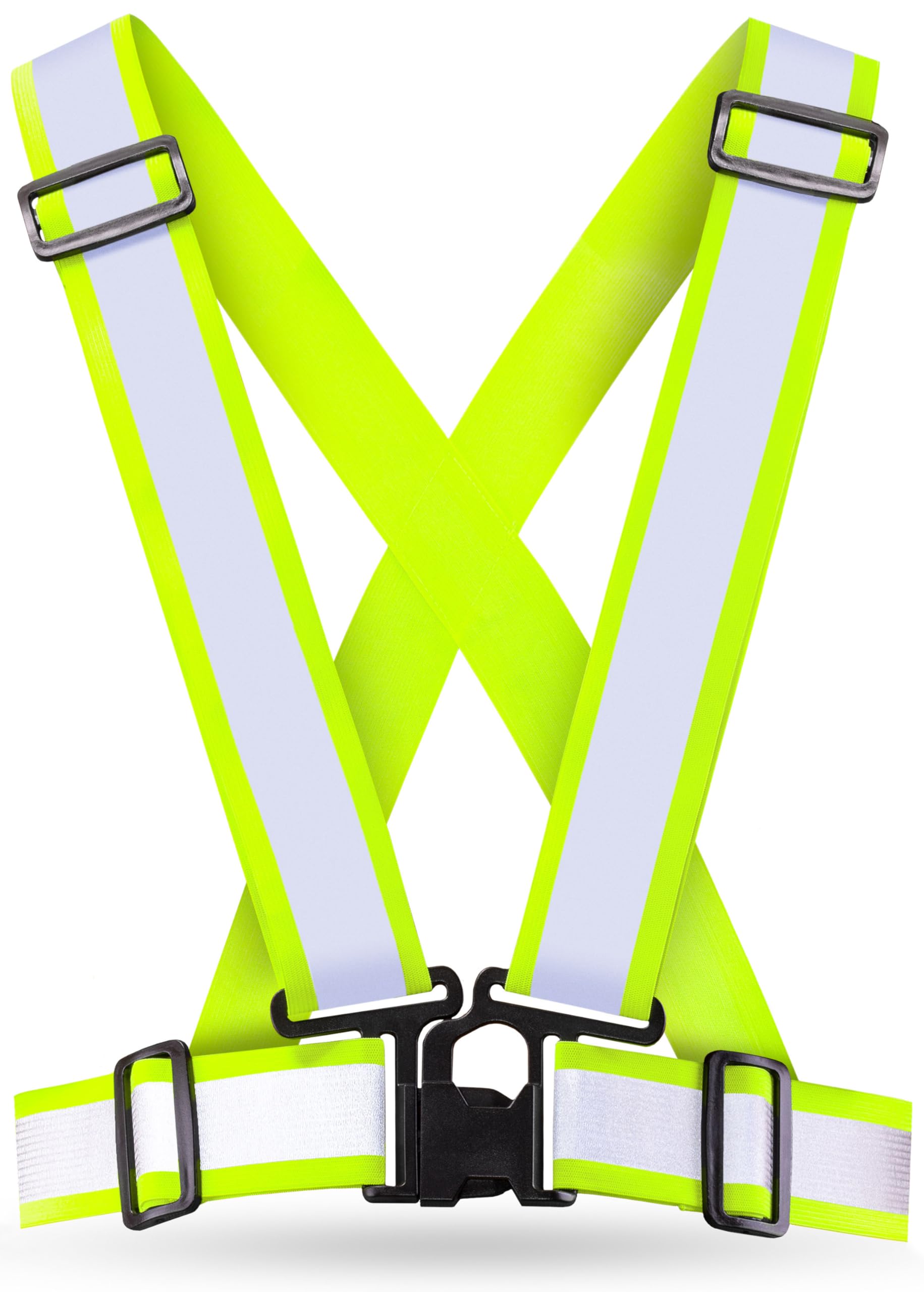 AVANA Reflective Vest Reflective Safety Vest Adjustable Safety Vest Lightweight High Visibility Jogging Bicycle Running Motorcycle for Adults & Teenagers