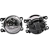 Prefer Warehouse Pair of Front Fog Lights RH LH Compatible With RAM Lincoln Ford Jaguar Subaru Jeep Replaces 68202187AA 4F9Z15200AA FO2592217C CV6Z15200AA 33900-T0A-A01 (Subaru)