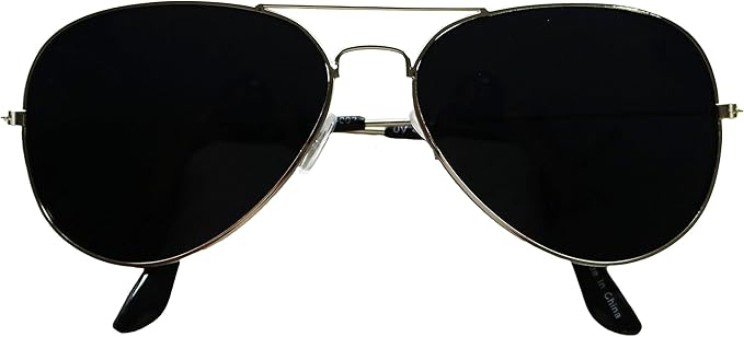 very dark aviator sunglasses