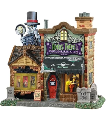 Amazon.com: Disney Halloween Haunted Village Set - Musical Sound