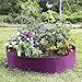 Firlar 100 Gallon Raised Garden Bed,Felt Fabric Breathable Planting Container Grow Bag Planter Pot for Plants, Flower,Vegetables (Round) (Purple)thumb 2