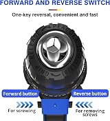 Qimu 21V Cordless Drill Set 25+1 Torque 2-Speed 40NM Battery Fast Charger Case view 3