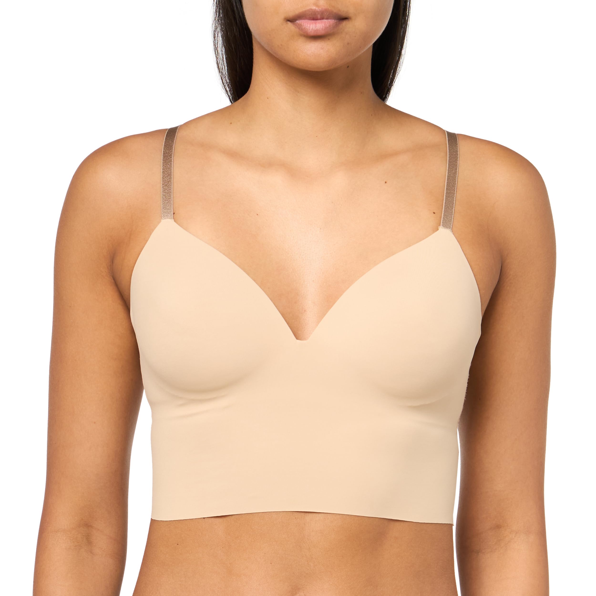 Photo 1 of True & Co True Body Boost Longline Bra Desert